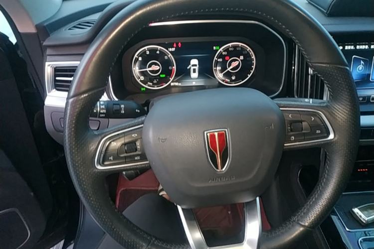 Used Hongqi HS7 2022 2.0T DCT Two-Wheel Drive Smart Connect Flagship Edition Seven Seats Steering Wheel