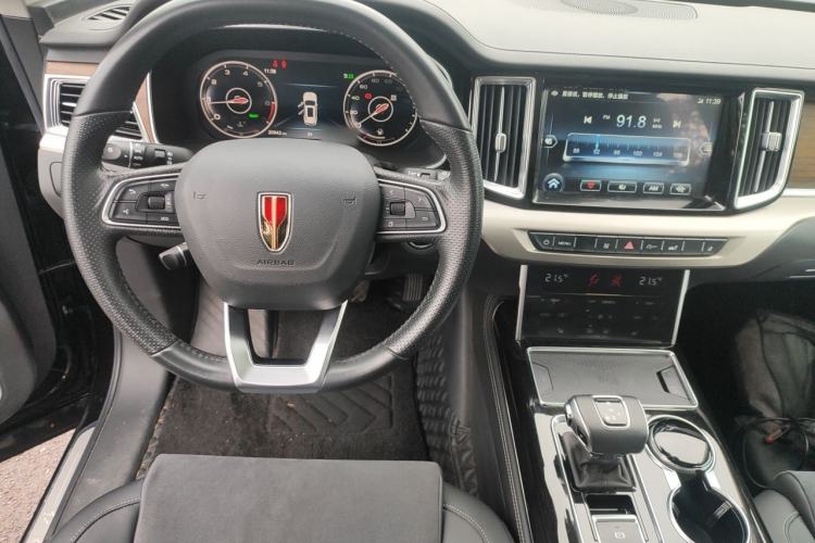 Used Hongqi HS7 2022 2.0T DCT Two-Wheel Drive Smart Connect Flagship Edition Seven Seats Steering Wheel