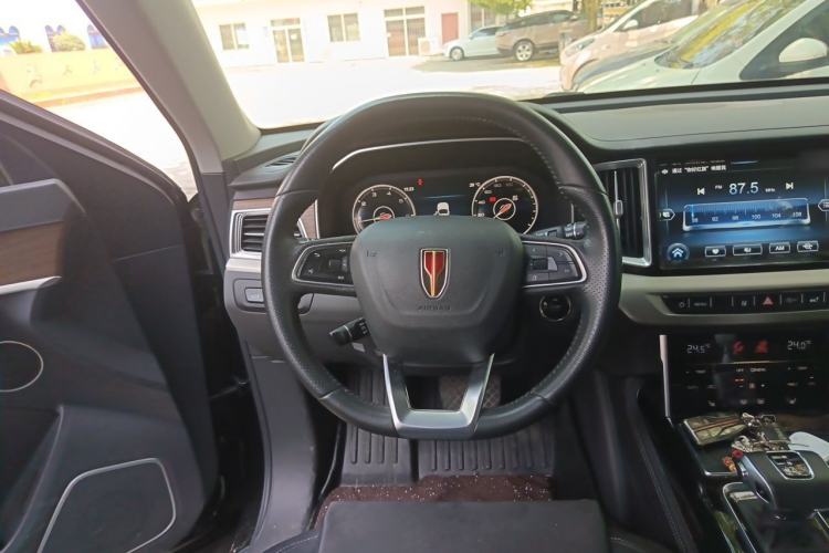 Used Hongqi HS7 2022 2.0T DCT Two-Wheel Drive Smart Connect Flagship Edition Five Seats Steering Wheel