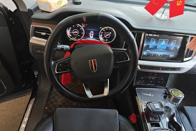 Used Hongqi HS7 2022 2.0T DCT Two-Wheel Drive Smart Connect Flagship Edition Seven Seats Steering Wheel