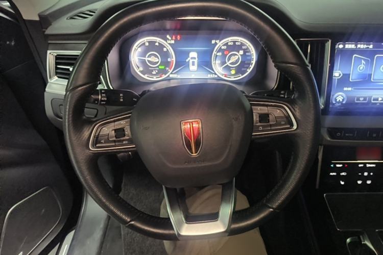 Used Hongqi HS7 2022 2.0T DCT Two-Wheel Drive Smart Connect Flagship Edition Seven Seats Steering Wheel