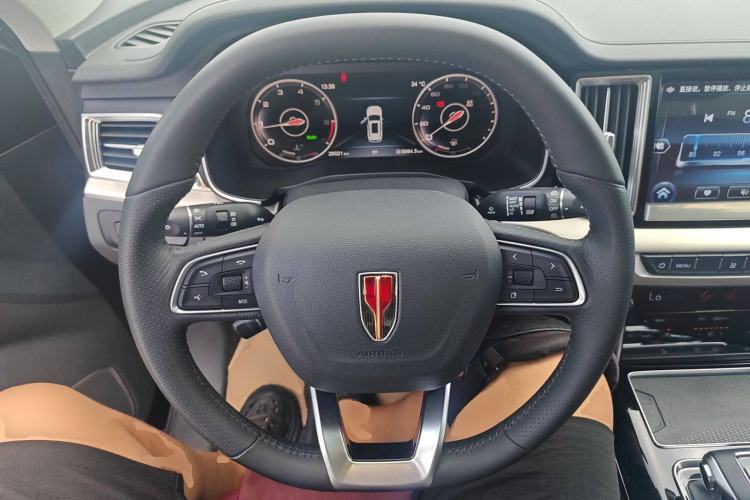 Used Hongqi HS7 2022 2.0T DCT Two-Wheel Drive Smart Connect Flagship Edition Five Seats Steering Wheel