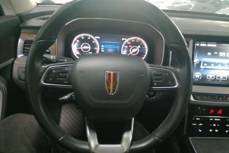 Used Hongqi HS7 2022 2.0T DCT Two-Wheel Drive Smart Connect Flagship Edition Five Seats Steering Wheel