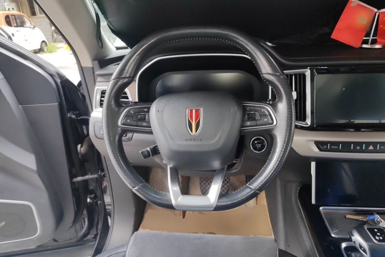 Used Hongqi HS7 2022 2.0T DCT Two-Wheel Drive Smart Connect Flagship Edition Seven Seats Steering Wheel