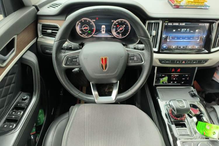 Used Hongqi HS7 2022 2.0T DCT Two-Wheel Drive Smart Connect Flagship Edition Five Seats Steering Wheel