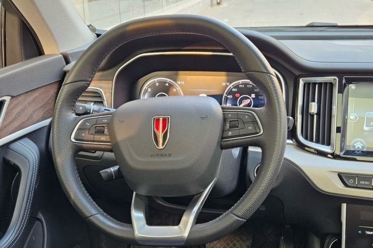 Used Hongqi HS7 2022 2.0T DCT Two-Wheel Drive Smart Connect Flagship Edition Seven Seats Steering Wheel
