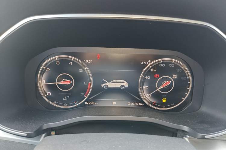 Used Hongqi HS7 2022 3.0T Automatic All-Wheel Drive ZhiLian Flagship Edition Five Seats Instrument Cluster