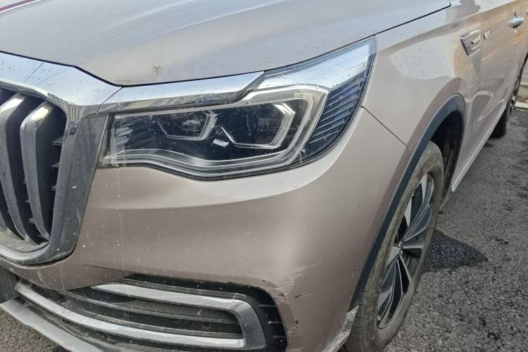 Used Hongqi HS7 2022 3.0T Automatic All-Wheel Drive ZhiLian Flagship Edition Five Seats Left Front Headlight