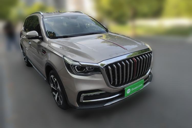 Used Hongqi HS7 2022 3.0T Automatic All-Wheel Drive Smart Connect Flagship Edition 7 Seats Front Right 45 Deg