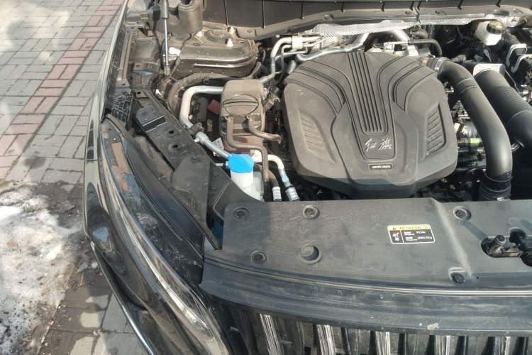 Used Hongqi HS7 2023 2.0T Automatic All-Wheel Drive Flagship Edition Six Seats Engine Bay Right