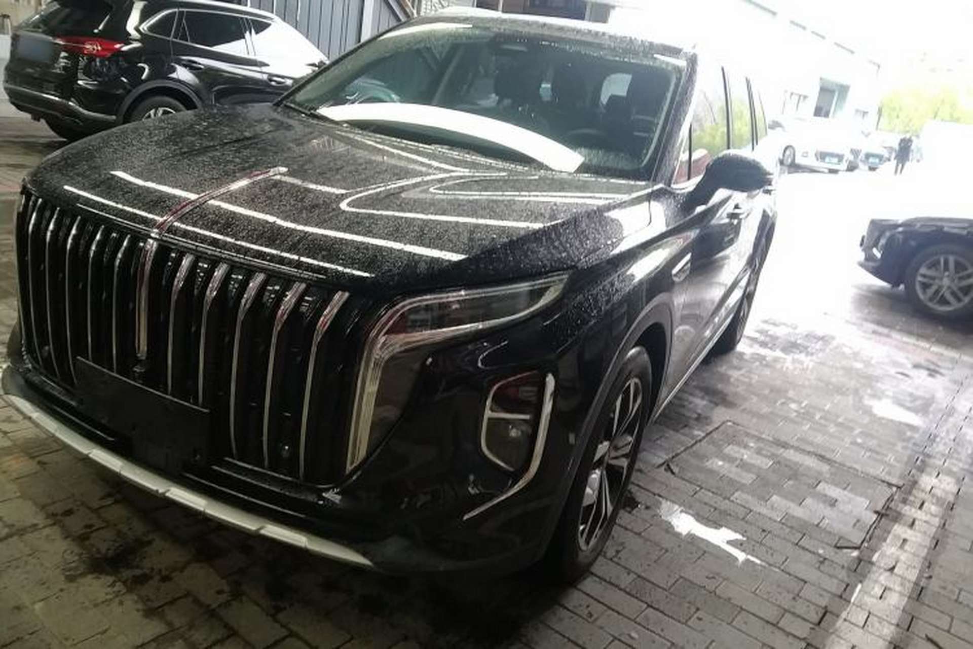 Used Hongqi HS7 2023 2.0T Automatic All-Wheel Drive Flagship Edition Six Seats Front Left 45 Deg