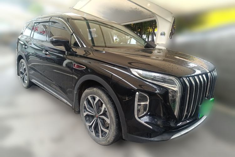 Used Hongqi HS7 2023 2.0T Automatic All-Wheel Drive Flagship Edition 7 Seats Front Right 45 Deg