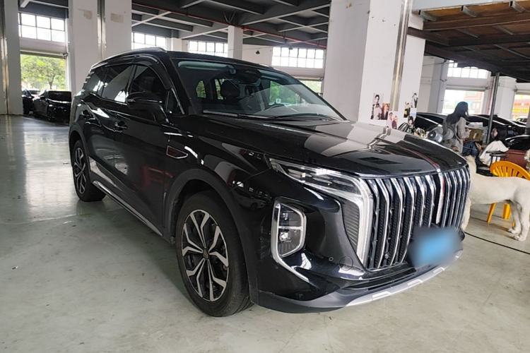 Used Hongqi HS7 2023 2.0T Automatic All-Wheel Drive Flagship Edition Six Seats Front Right 45 Deg