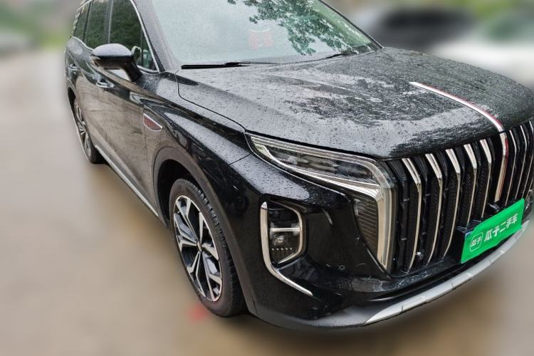 Used Hongqi HS7 2023 2.0T Automatic All-Wheel Drive Flagship Edition 7 Seats Front Right 45 Deg