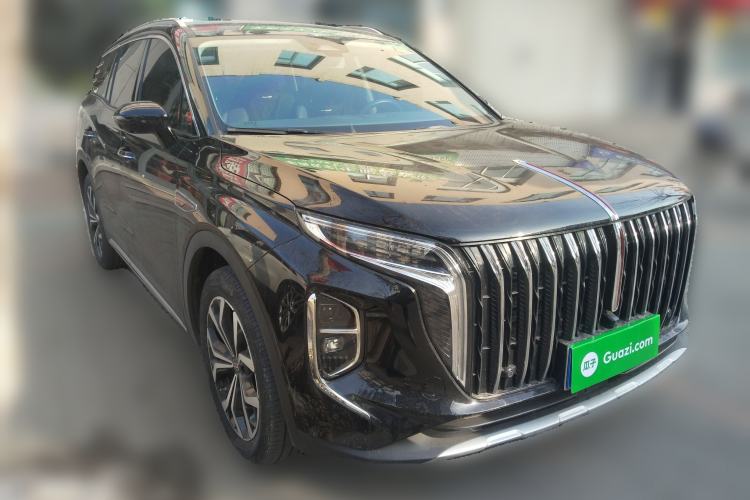 Used Hongqi HS7 2023 2.0T Automatic All-Wheel Drive Flagship Edition Six Seats Front Right 45 Deg