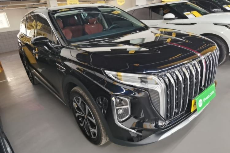 Used Hongqi HS7 2023 2.0T Automatic All-Wheel Drive Flagship Edition Six Seats Front Right 45 Deg