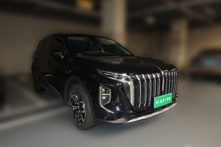 Used Hongqi HS7 2023 2.0T Automatic All-Wheel Drive Flagship Edition Six Seats Front Right 45 Deg