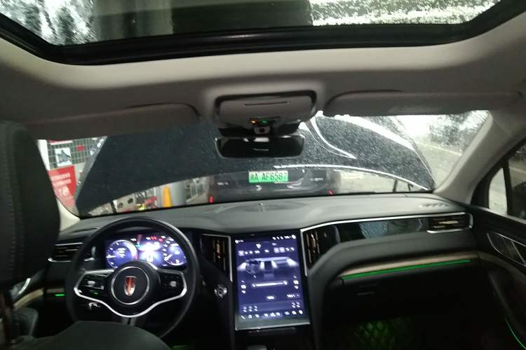 Used Hongqi HS7 2023 2.0T Automatic All-Wheel Drive Flagship Edition Six Seats Headliner