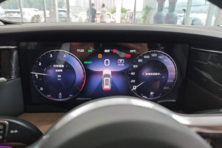 Used Hongqi HS7 2023 2.0T Automatic All-Wheel Drive Flagship Edition Six Seats Instrument Cluster