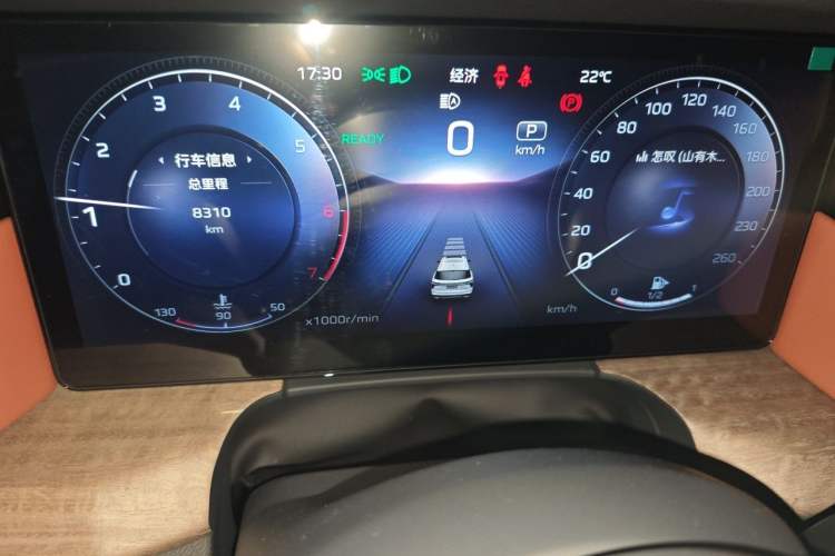 Used Hongqi HS7 2023 2.0T Automatic All-Wheel Drive Flagship Edition 7 Seats Instrument Cluster