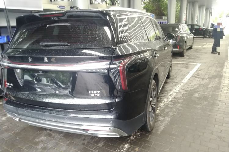 Used Hongqi HS7 2023 2.0T Automatic All-Wheel Drive Flagship Edition Six Seats Rear Right 45 Deg