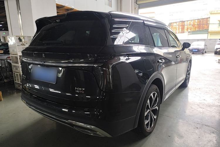 Used Hongqi HS7 2023 2.0T Automatic All-Wheel Drive Flagship Edition Six Seats Rear Right 45 Deg