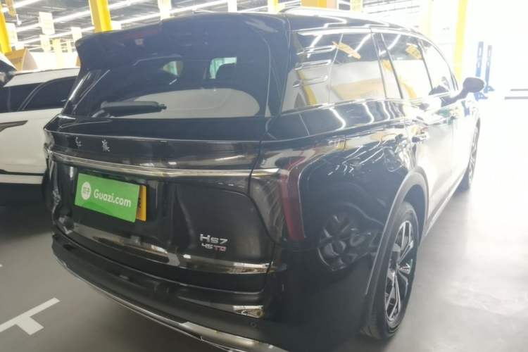 Used Hongqi HS7 2023 2.0T Automatic All-Wheel Drive Flagship Edition Six Seats Rear Right 45 Deg