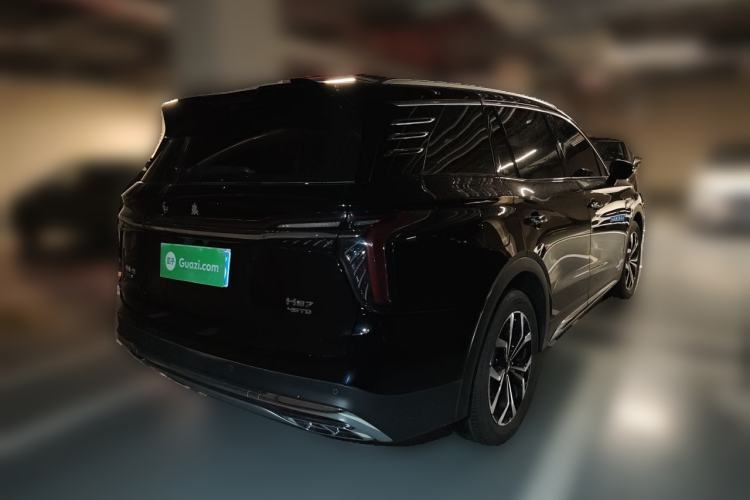 Used Hongqi HS7 2023 2.0T Automatic All-Wheel Drive Flagship Edition Six Seats Rear Right 45 Deg
