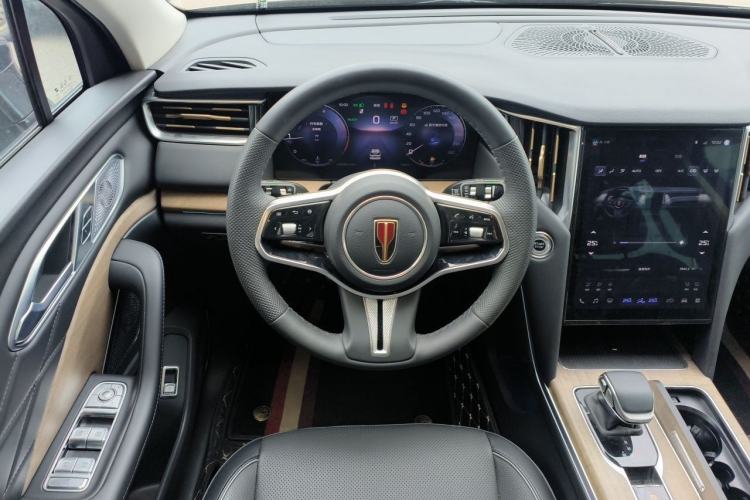 Used Hongqi HS7 2023 2.0T Automatic All-Wheel Drive Flagship Edition Six Seats Steering Wheel