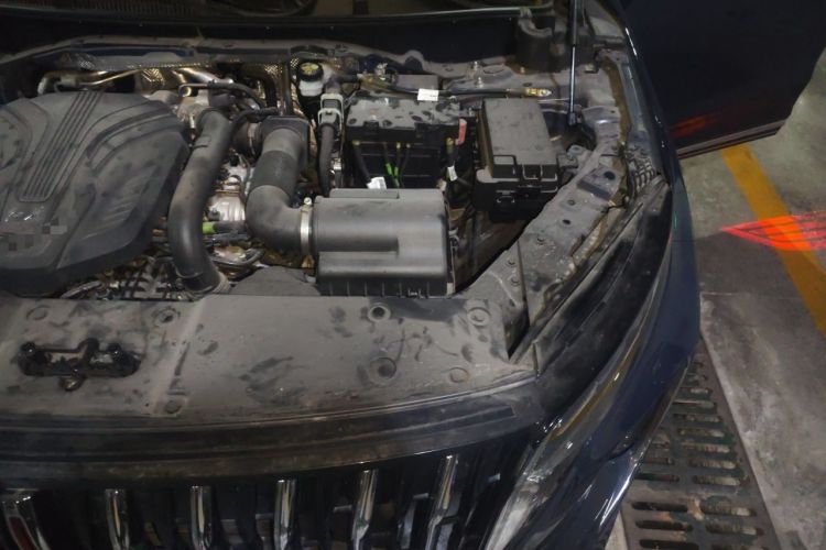 Used Hongqi HS7 2023 2.0T Automatic All-Wheel-Drive Flagship Edition Six Seats Engine Bay Left