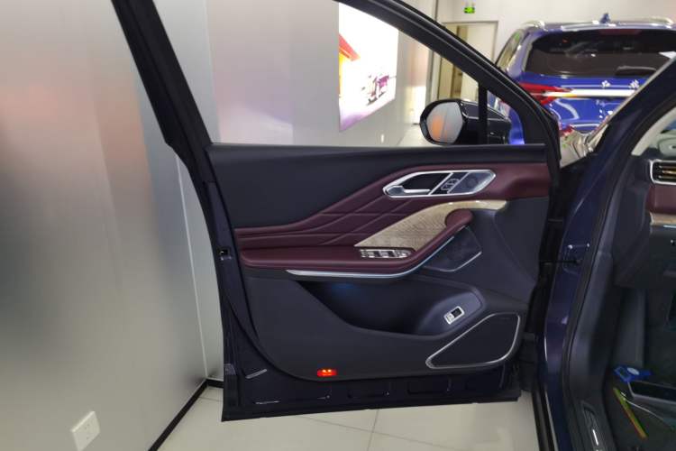 Used Hongqi HS7 2023 2.0T Automatic All-Wheel-Drive Flagship Edition Six Seats Left Front Door Interior