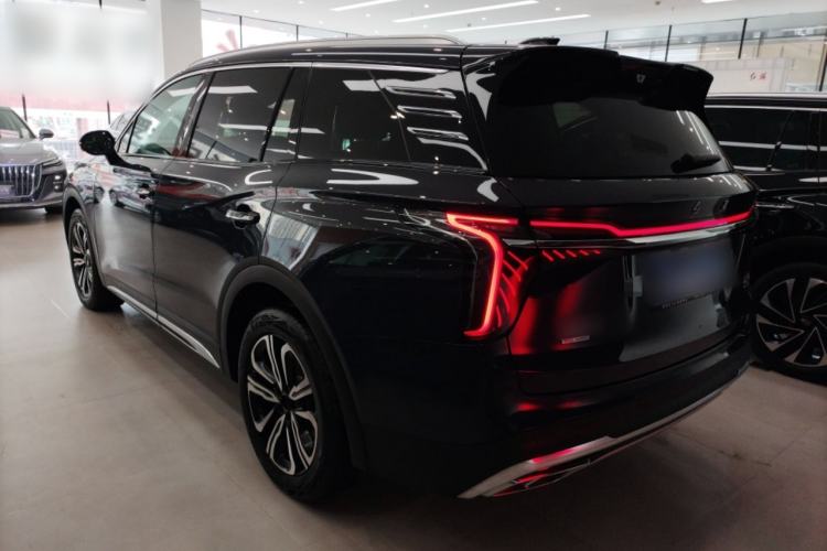 Used Hongqi HS7 2023 2.0T Automatic All-Wheel-Drive Flagship Edition Six Seats Rear Left 45 Deg