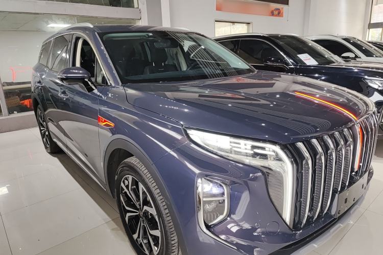 Used Hongqi HS7 2023 2.0T Automatic All-Wheel Drive Flagship Edition 7 Seats Front Right 45 Deg