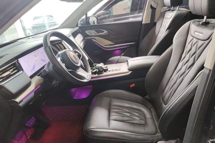 Used Hongqi HS7 2023 2.0T Automatic All-Wheel Drive Flagship Edition 7 Seats Left Front Seat