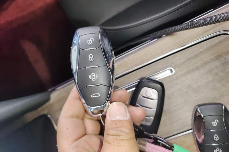 Used Hongqi HS7 2023 2.0T Automatic All-Wheel Drive Flagship Edition 7 Seats Vehicle Key
