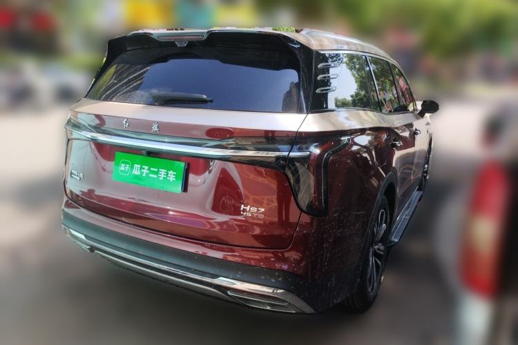 Used Hongqi HS7 2023 2.0T Automatic All-Wheel-Drive Flagship Edition Six Seats Rear Right 45 Deg
