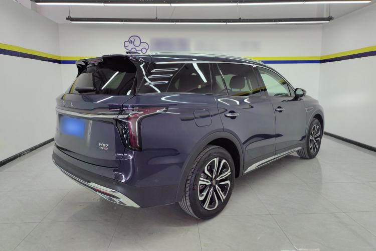 Used Hongqi HS7 2023 2.0T Automatic All-Wheel-Drive Flagship Edition Six Seats Rear Right 45 Deg