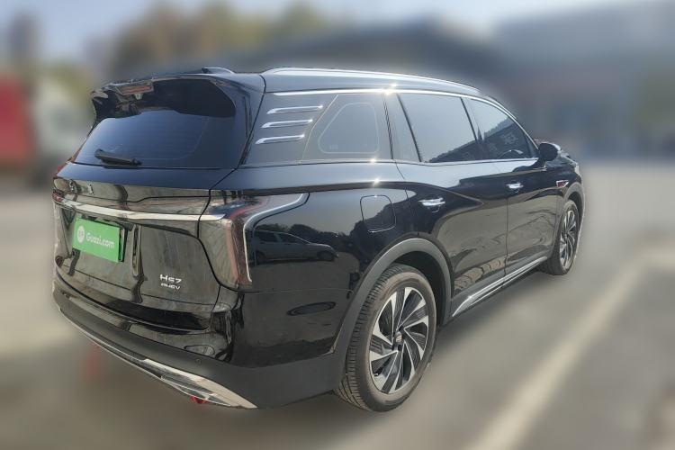 Used Hongqi HS7 PHEV 2024 2.0T PHEV Two-Wheel Drive Flagship Edition 7 Seats Rear Right 45 Deg