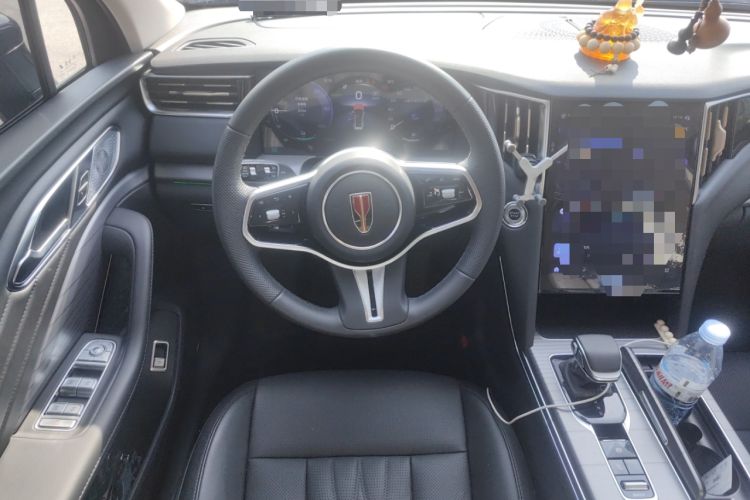 Used Hongqi HS7 PHEV 2024 2.0T PHEV Two-Wheel Drive Flagship Edition 7 Seats Steering Wheel