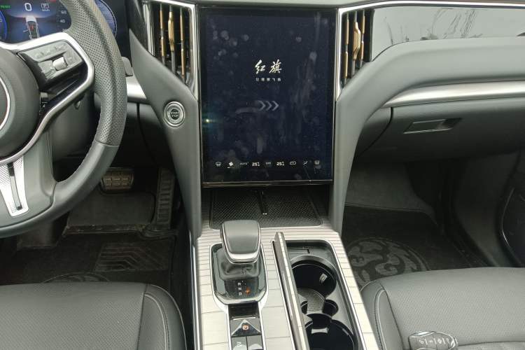 Used Hongqi HS7 PHEV 2024 2.0T PHEV Four-Wheel Drive Flagship Edition 6 Seats Audio And AC Panel