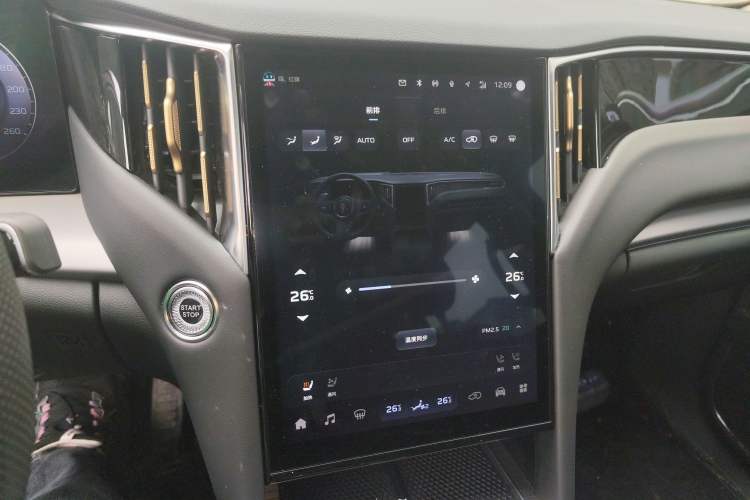 Used Hongqi HS7 PHEV 2024 2.0T PHEV Four-Wheel Drive Flagship Edition 6 Seats Audio And AC Panel
