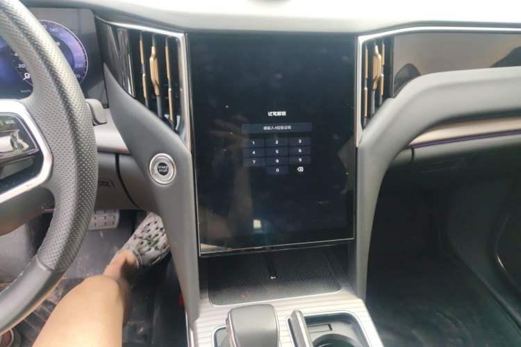 Used Hongqi HS7 PHEV 2024 2.0T PHEV Four-Wheel Drive Flagship Edition 6 Seats Audio And AC Panel