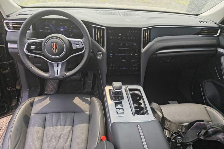 Used Hongqi HS7 PHEV 2024 2.0T PHEV Four-Wheel Drive Flagship Edition 7 Seats Center Console