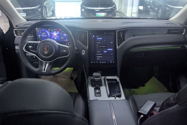 Used Hongqi HS7 PHEV 2024 2.0T PHEV Four-Wheel Drive Flagship Edition 7 Seats Center Console