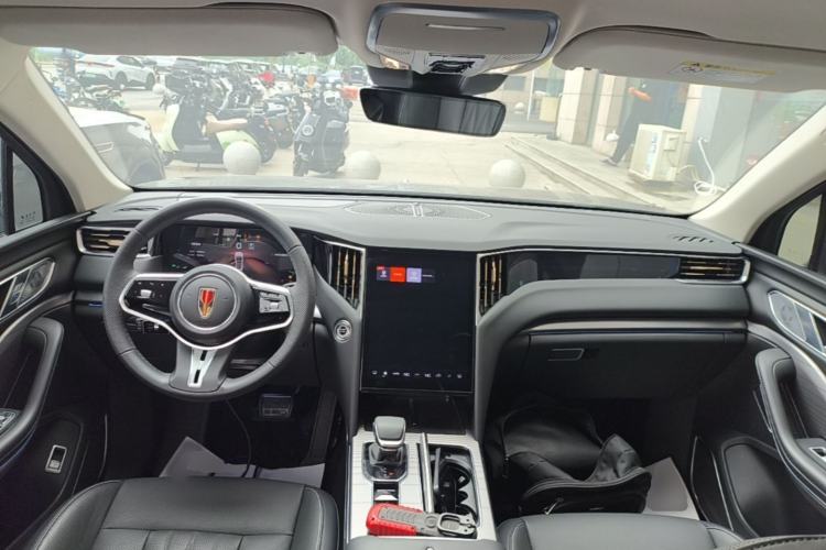 Used Hongqi HS7 PHEV 2024 2.0T PHEV Four-Wheel Drive Flagship Edition 7 Seats Center Console