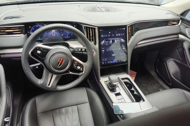 Used Hongqi HS7 PHEV 2024 2.0T PHEV Four-Wheel Drive Flagship Edition 6 Seats Center Console