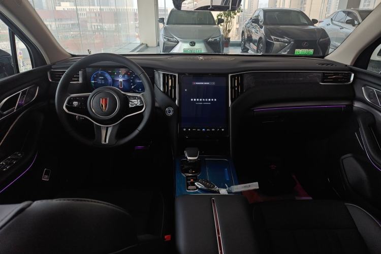 Used Hongqi HS7 PHEV 2024 2.0T PHEV Four-Wheel Drive Flagship Edition 7 Seats Center Console