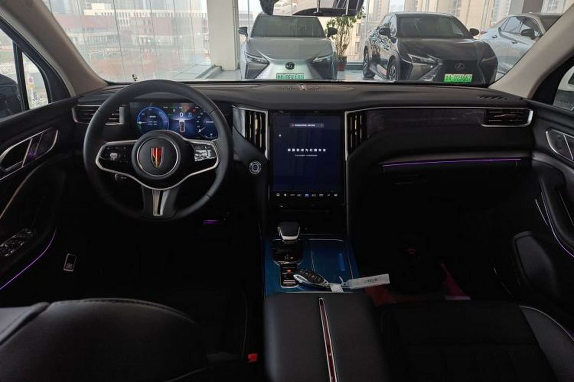 Used Hongqi HS7 PHEV 2024 2.0T PHEV Four-Wheel Drive Flagship Edition 7 Seats Center Console