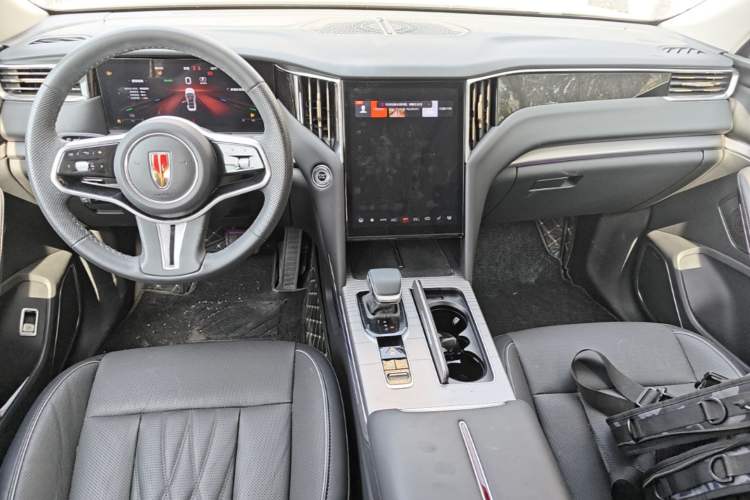 Used Hongqi HS7 PHEV 2024 2.0T PHEV Four-Wheel Drive Flagship Edition 7 Seats Center Console