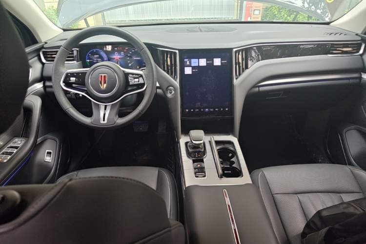 Used Hongqi HS7 PHEV 2024 2.0T PHEV Four-Wheel Drive Flagship Edition 6 Seats Center Console